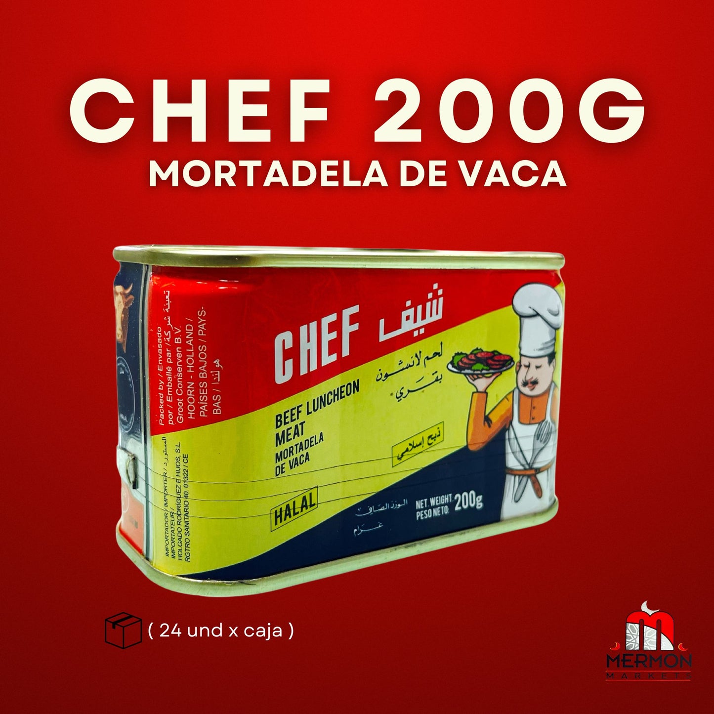 Mortadela CHEF 3 formatos
