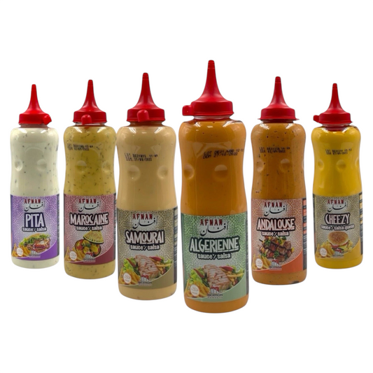 Salsas 500ML afnan 8 sabores