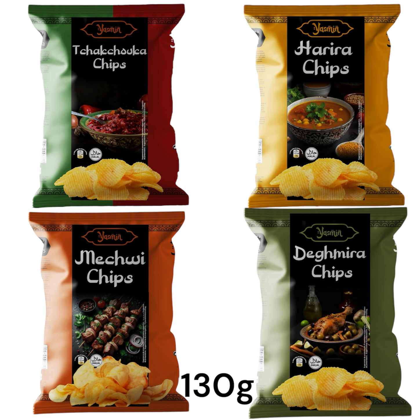 Chips etnico magrebi 4 sabores