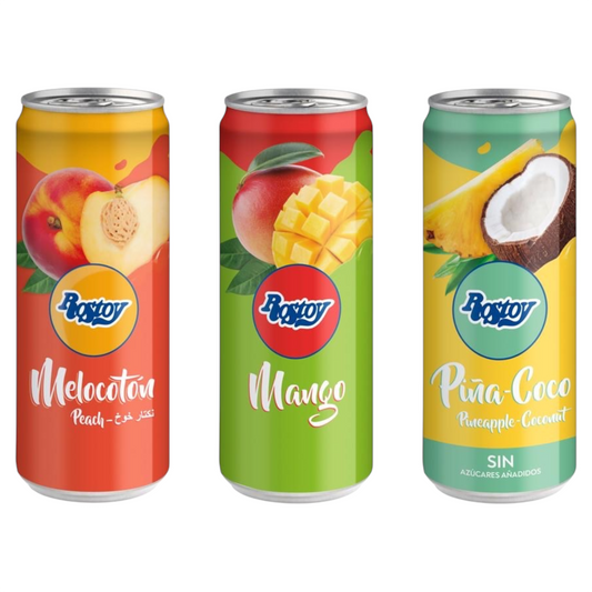 Zumo Rostoy lata 330ml 3 frutas