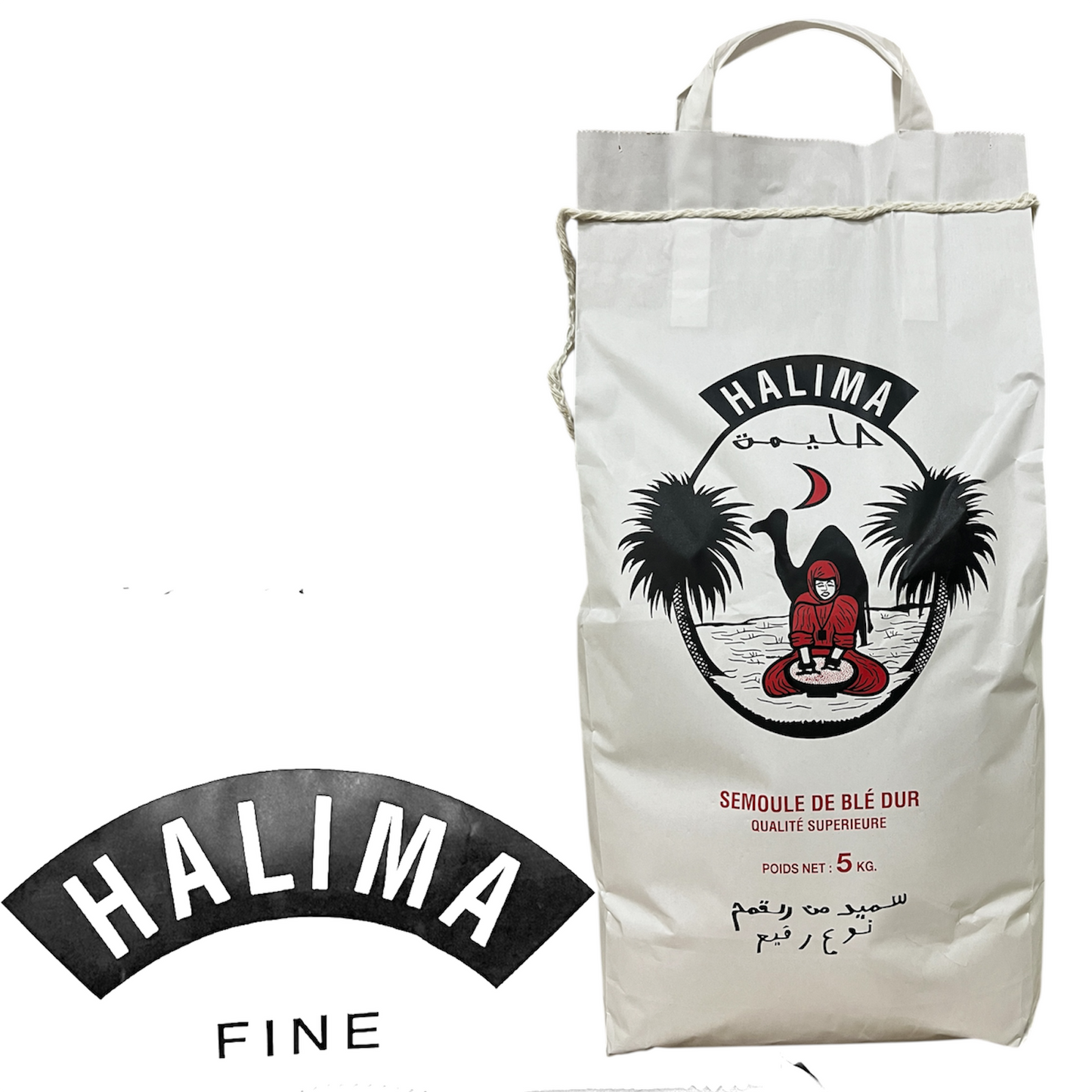 Semola Halima 5kg 2 granos