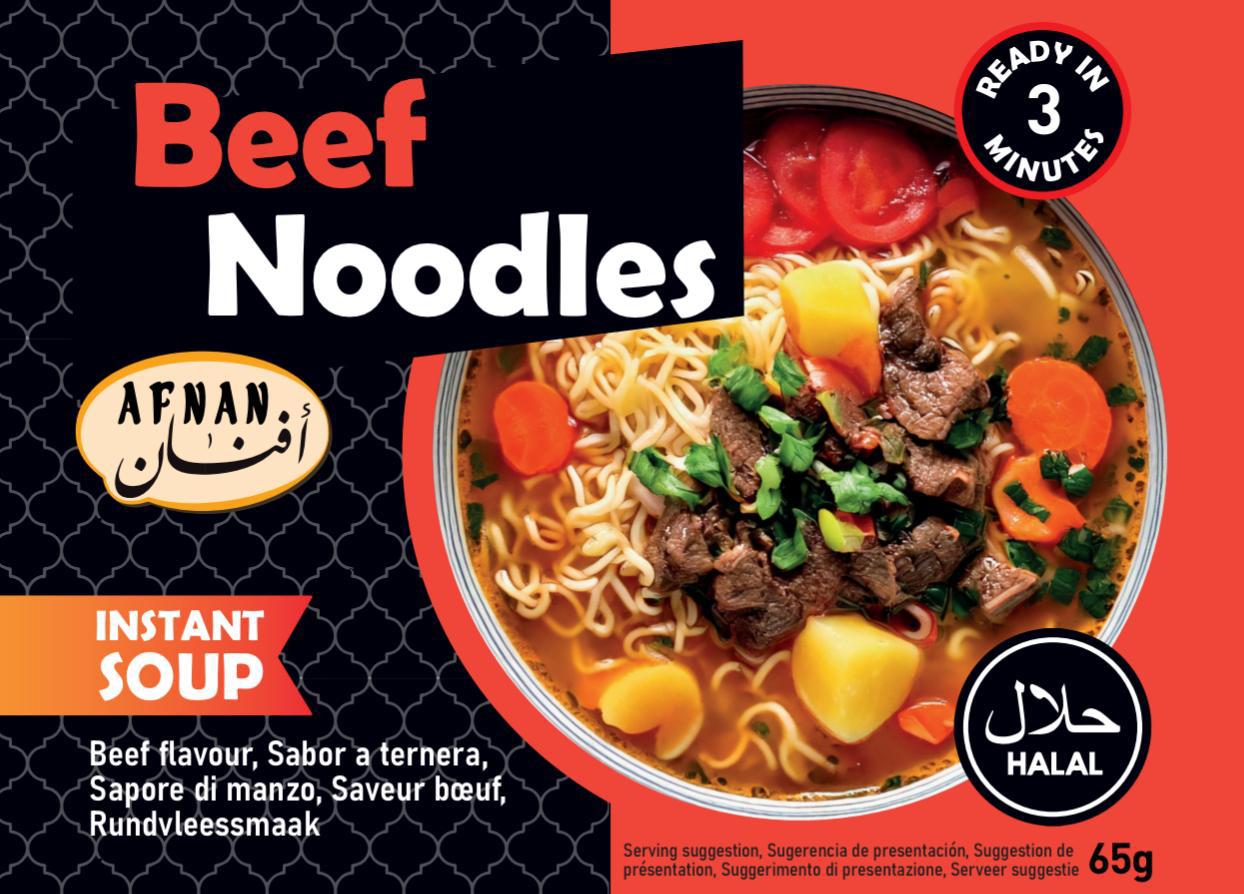 Noodles AFNAN 3 sabores