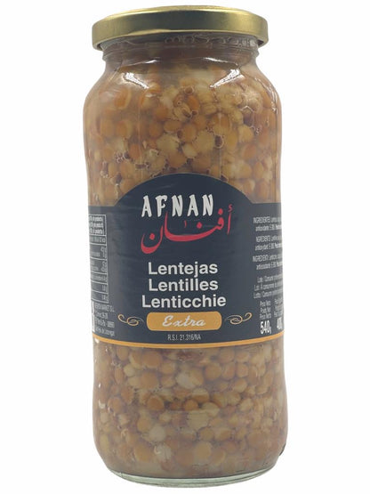 Garbanzo cocido envasado 500g extra AFNAN