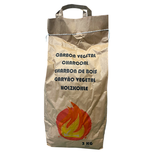 Carbón vegetal 3kg 1x6