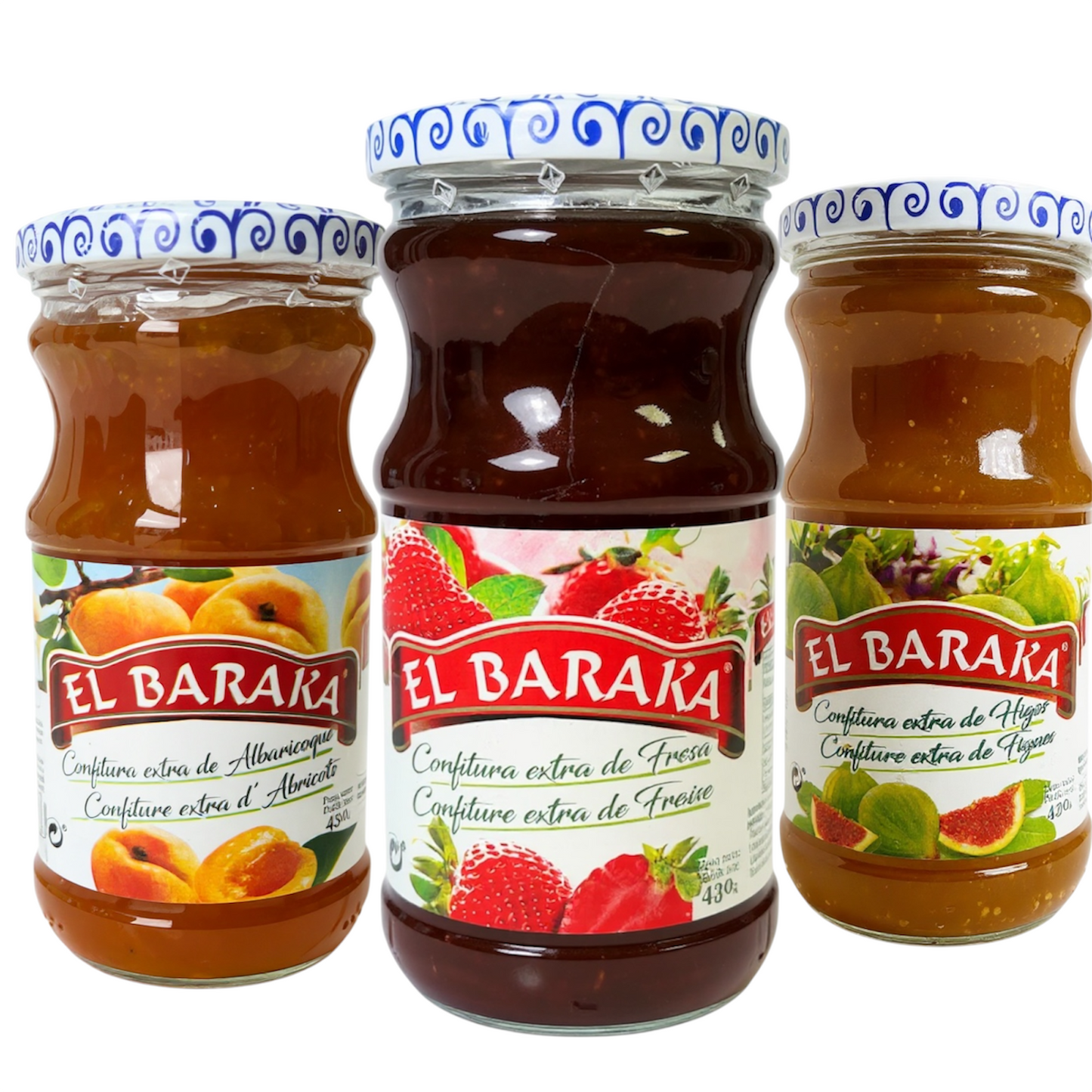 Mermelada BARAKA 430g 3 frutas